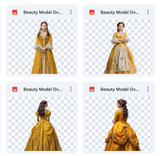 Magical Beauty Model Overlays