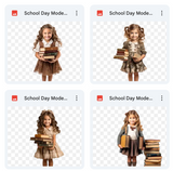 Magical School Day Model Overlays