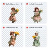 Magical Daffodil Dance Model Overlays