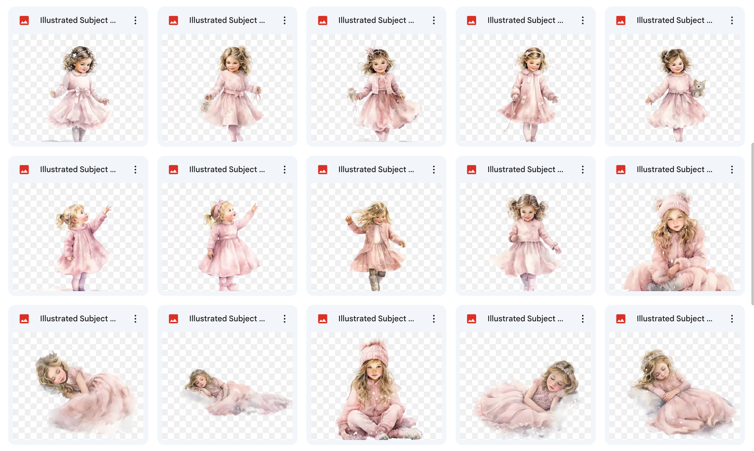 Illustrated Sisters Asset Pack - Meg Bitton Productions