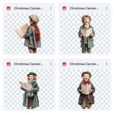 Magical Christmas Caroler Model Overlays