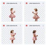 Magical Little Valentine Model Overlays