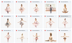 Illustrated Ballet Asset Pack - Meg Bitton Productions