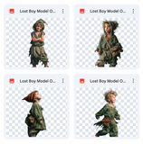 Magical Lost Boy Model Overlays