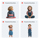 Magical Fireworks Show Model Overlays