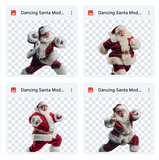 Magical Dancing Santa Model Overlays