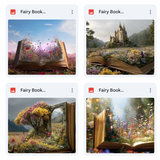 Fairy Book Background Bundle