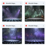 Ghoulish Stage Background Bundle