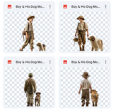 Magical Boy & His Dog Model Overlays