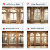 Holiday Dance Studio Background Bundle