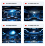 Starship View Background Bundle