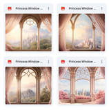 Princess Window Background Bundle