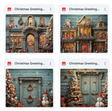 Christmas Greetings Background Bundle
