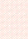 Girl Peach Dots Announcement Template