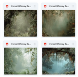 Forest Whimsy Background Bundle