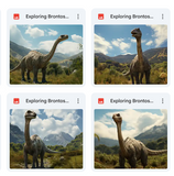 Exploring Brontosaurus Background Bundle
