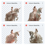 Magical Unicorn Steed Model Overlays