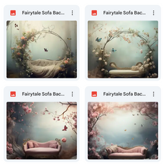 Fairytale Sofa Background Bundle