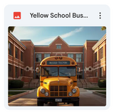Yellow School Bus Background Bundle