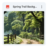 Spring Trail Background Bundle