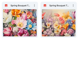 Magical Spring Bouquet Textures