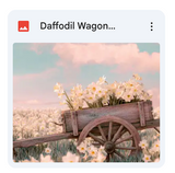 Daffodil Wagon Background Bundle