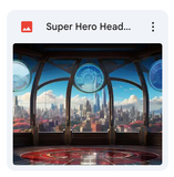 Super Hero Headquarters Background Bundle