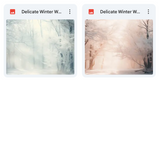 Magical Delicate Winter Wonderland Textures