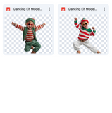 Dancing Elf Model Overlays