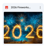 2026 Fireworks Background Bundle