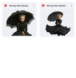 Magical Moody Rain Model Overlays