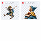 Magical Pinocchio Model Overlays