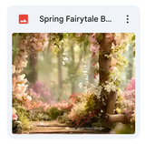 Spring Fairytale Background Bundle