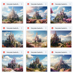 Ultimate Fairytale Castle Background Bundle