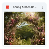 Spring Arches Background Bundle