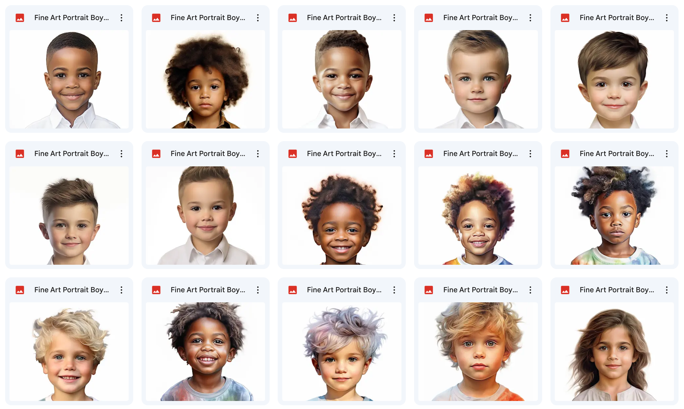Fine Art Boys Portrait Asset Pack - Meg Bitton Productions