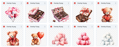Illustrated Valentine's Day Asset Pack