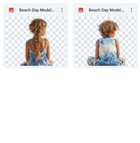 Magical Beach Day Model Overlays