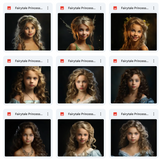 Princess Fine Art Background & Portrait Asset Pack