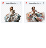 Magical Dancing Baroque Model Overlays