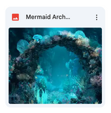 Mermaid Arch Background Bundle
