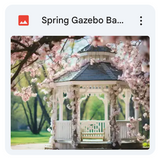 Spring Gazebo Background Bundle