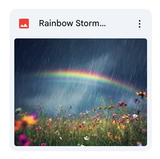 Rainbow Storm Background Bundle