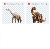 Magical Brontosaurus Overlays