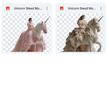 Magical Unicorn Steed Model Overlays