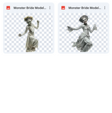 Magical Monster Bride Model Overlays
