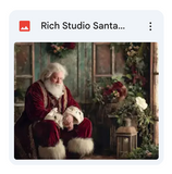 Rich Studio Santa Background Bundle