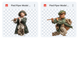 Magical Pied Piper Model Overlays