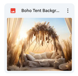 Boho Tent Background Bundle