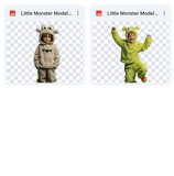 Magical Little Monster Model Overlays